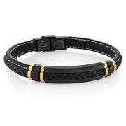 Accented Leather Bracelet