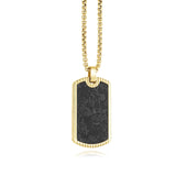 Carbon Fibre Dog Tag Pendant