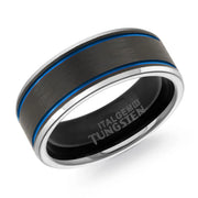 Lined Dual-Finish Tungsten Band