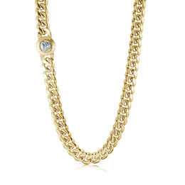 Medusa Curb Chain Necklace