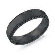 6MM Studded Bevel Ring
