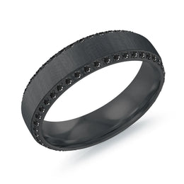 6MM Studded Bevel Ring