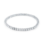 Steel Beads Stretch Bracelet