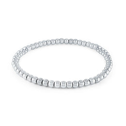 Steel Beads Stretch Bracelet