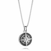Studded Compass Pendant